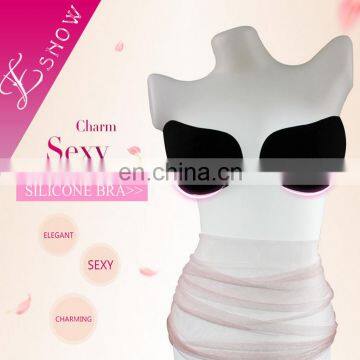 ES6616 China wholesale Fashion and Sexy Adhesive Invisible Silicone Bra for Swimwear