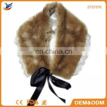 Customize Fur Trim Strips RABBIT FOX Fur Collar For CLOTHING