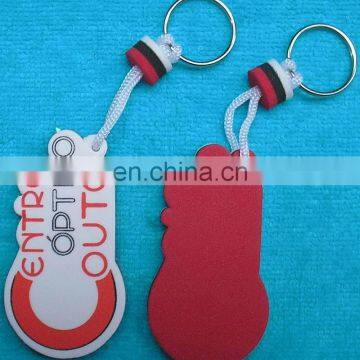 custom promotional printing foam EVA keyring