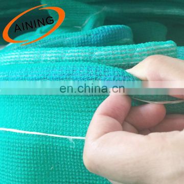 100% HDPE warp knitted construction green safety net for building