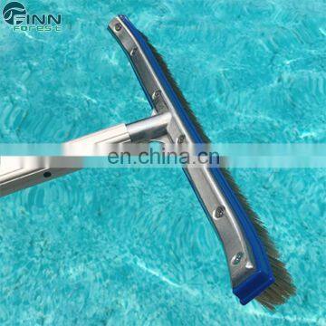 Swimming Pool Cleaning Equipment 18"/45cm Deluxe Wall Brush With Aluminum Back Standard Curved Polybasite Wall Brush