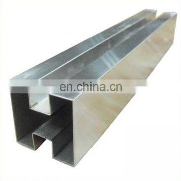 SS 201 304 310S 316L 321 410 430 Stainless Steel Welded Slot Tube / Pipe