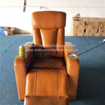 High End Black Leather Public Imax Hall Cinema Seating photo-2