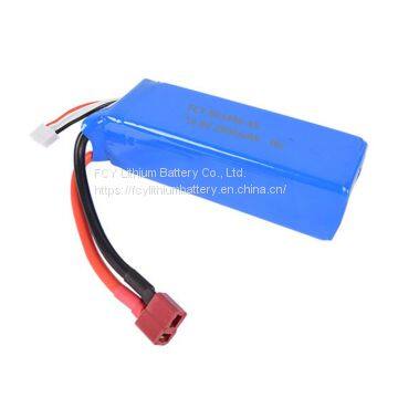 803496 2200mAh 3S 25C RC Rechargeable Battery 11.1V Lipo Pack