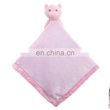 Plush Gift Bear Head Coral Fleece Baby Soothe Blanket For Newborn photo-4