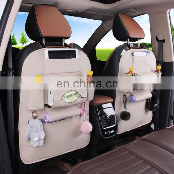 Factory price standard back seat car organiser with tray