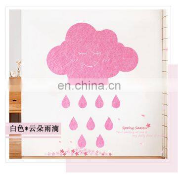 100% Polyester Felt Memo Board cloud wall decoration