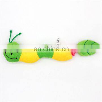 Wholesale Snake Shape Colourful Stuffed Chew Pet Dog Plush Toy Squeaky Toys photo-3