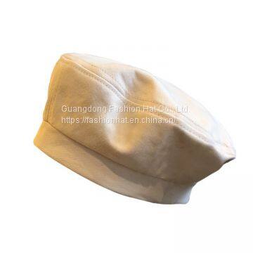 Beret female autumn and winter tide ins octagonal hat Korean version Japanese British retro beret painter hat tide