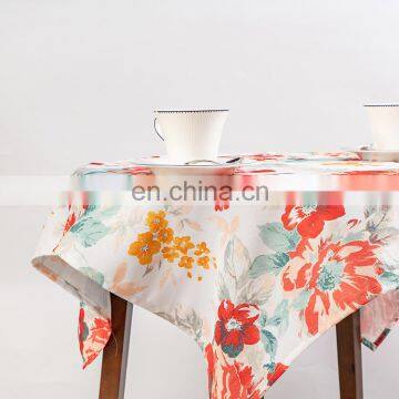 Floral Printed Table Cloth Manteles de Mesa Party Table Cover Table Cloth for Wedding photo-2