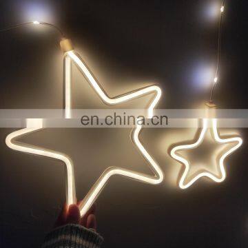 Led String Star Night Decor Neon Light Wall Lights Indoor for Christmas Decoration Wedding Decorative Holiday Lighting photo-2
