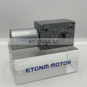 worm reduction gearbox 5v 30rpm 5kg.cm dc worm gear motor