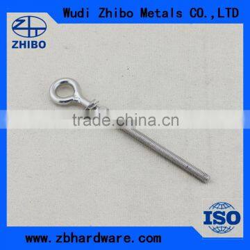 Top Quality Stainless Steel 304 316 Welded Long Eye Bolts M6 Manufacturer