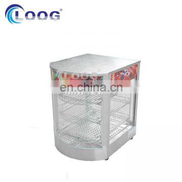 Food warmer display counter warming display showcase for sale