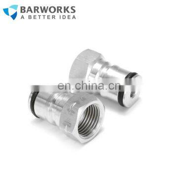 Cornelius Type Keg Ball Lock Post & Poppet Female Thread Gas + Liquid 9/16"-18 Home Brew Stainless photo-6