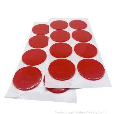 Good Quality Factory Directly 3 m Double Side Round Sticker Die Cut Adhesive Tape photo-2