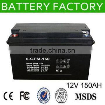 free maintenance deep cycle lead acid battery 135ah 140ah 150ah gel solar battery