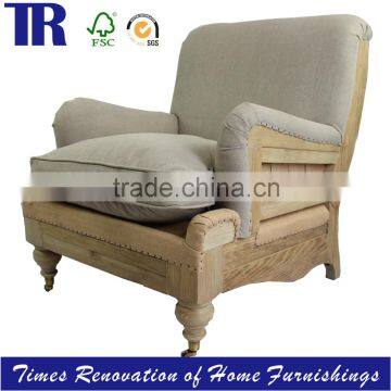 Arm Upholstered Chair, Wooden Arm Chair,Solid Wood Arm Chair