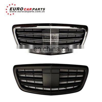 S65 front grill fit for MB S CLASS w222 S320 S400 S500 S600 S63 2013 year UP to S65 style racing grille