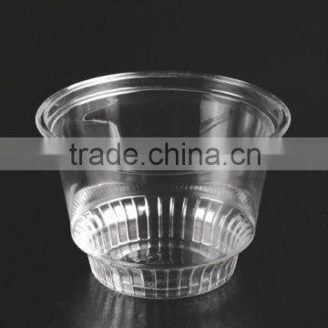 High quanlity PET ice cream cup 10oz/300ml, clear plastic cup, smoothie cup