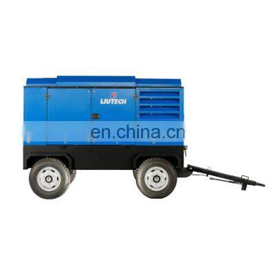 LUY220-10 diesel engine air compressor gunite shotcrete machine