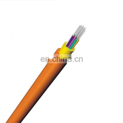 FTTH 2/12/16/24/36/48core Du Pont Kevlar TPU LSZH Multi Tube Indoor Horizontal Cabling Distribution Fiber Cable