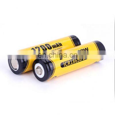 High quality 1200mah icr 18650 lithium ion 18650 3.7v lithium ion batteries for Toys