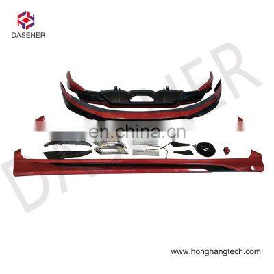 Auto Accessories Unique Design High Quality Automotive Car Parts Red Colour Body Kit For CHR 2018