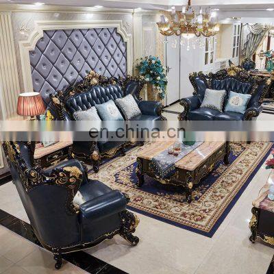 Новый поступление 2021 года. Набор мебели из натуральной кожи - классический диван для гостиной photo-4