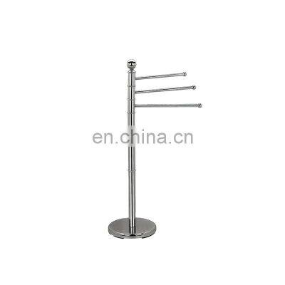 Stainless steel expandable towel rack hotel style towel rack