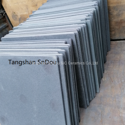 SiC plate slab batt board by 1650C Recrystallized SiC ceramics (kiln shelf)