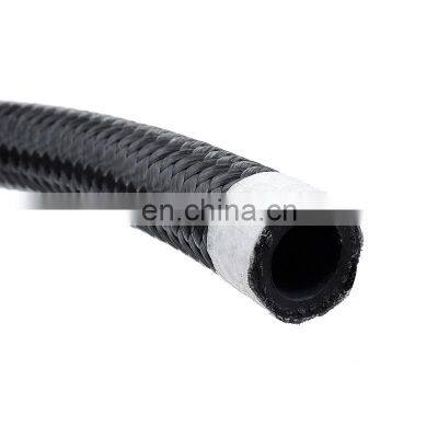 AOSU 1M Universal Car AN4 Nylon Steel Braided Pipeline Oil Gas Line Fuel Hose