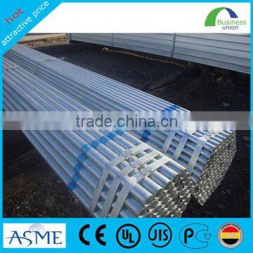 BS1387 GI Steel Pipe/HDG Galvanizing Steel Pipe Max