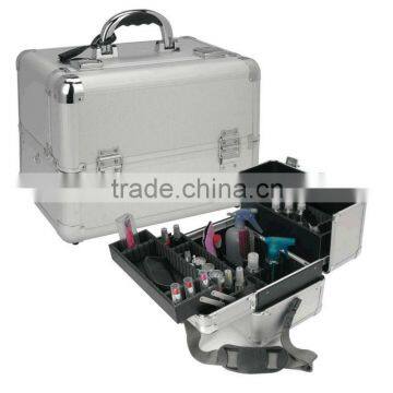 2013 new design aluminium Tattoo Kit Case , cosmetics case with plate inside and compartments size :370*230*270MM