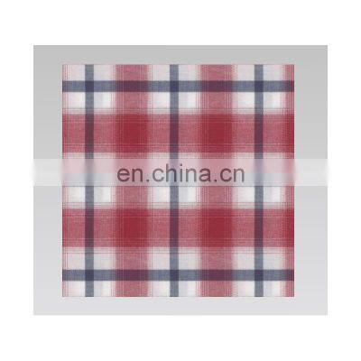 2022 Popular Red Check 100% Cotton High Density Yarn Dyed Fabric for Shirt photo-2