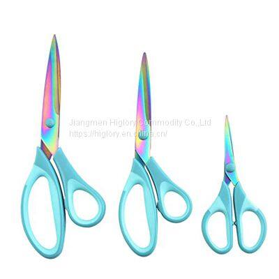 Factory Directly Sharp Blades Shears With Soft Grip Fabric Scissors Set of 3pcs All Purpose Scissors Set for Sewing Craft Office photo-4