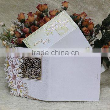 Best Quality 2016 Blank Embossed Wedding Invitations photo-6