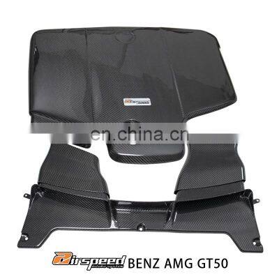 Customizable Corrosion Resistant Dry Carbon Fiber Hood Trim Cold Air Intake Kit For Mercedes Benz AMG GT50 3.0T