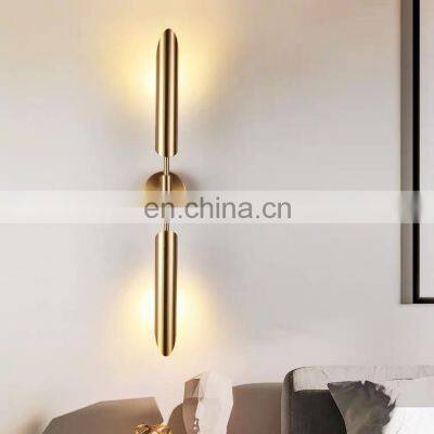 Creative Aisle Staircase Metal Lamp Background Modern Wall Lamp Post-modern Nordic Wall Bedroom Lamp