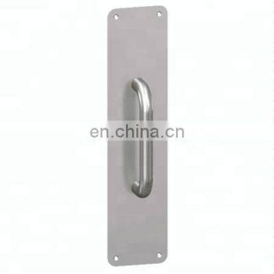 New Products Radius Corner Pull Plate with Oval Wrought Door Pull Handle