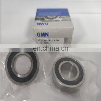 GMN Spindle ball bearings HY KH 6003 2RZ CTA P4+ Hybrid Angular Contact Ball Bearings 6003 2RZ for CNC machine