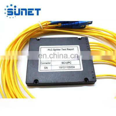 Заводской ФТТХ 1x2 1x4 1x8 1x16 Оптический волоконный PLC-сплиттер однорежимный G657A соединитель SC UPC/APC PLC-бокс-сплиттер photo-3