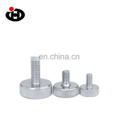 High Quality DIN653 big Flat Head Knurled Thumb Hand Tighten Screws M4