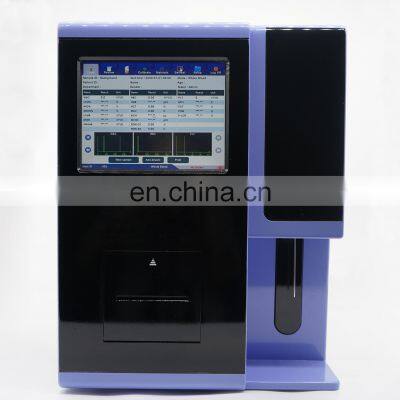 23 parameters hematology analyzer 3 differential cell blood counter KD3800