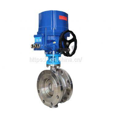 Электрический шайбный стальной нержавеющий крыльчатый клапан