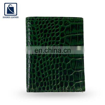 Custom Logo Custom Color Genuine Leather Tri-fold Mens Wallet photo-3