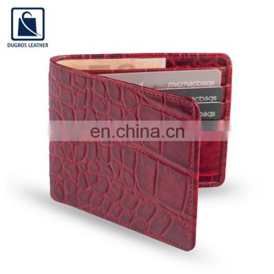 Croc Print Luxury Men Purse Wallets - Private Labelling Available