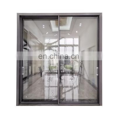 Steel glass doors  with glass Aluminum Interior sliding pocket doors