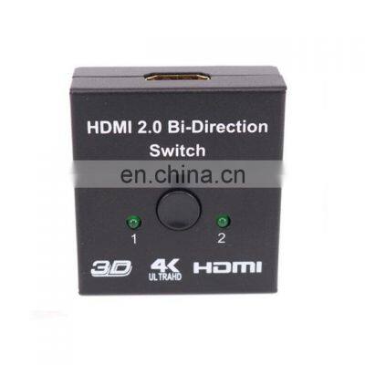 2 in 1 HDMI Bi-Direction Switcher New Dual 2 Ports 4K HDMI 2.0 Bi-Directional 2x1 1x2 Switch Splitter photo-2