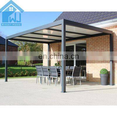 Remote Control Retractable Motorized Awning Pvc Canopy Sun Shade Pergola